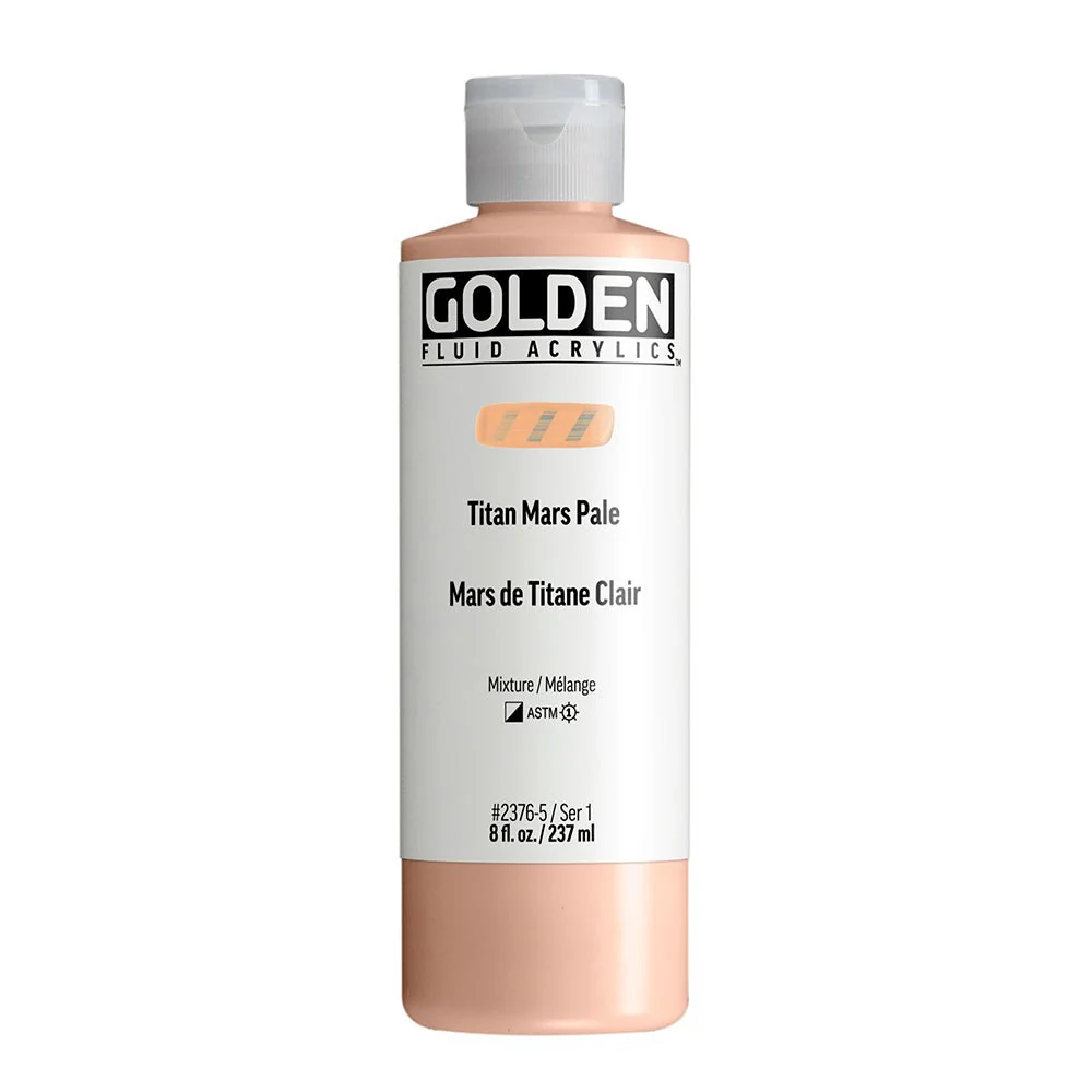 Golden Fluid Acrylic Titan Mars Pale  8 fl. oz. / 237 ml