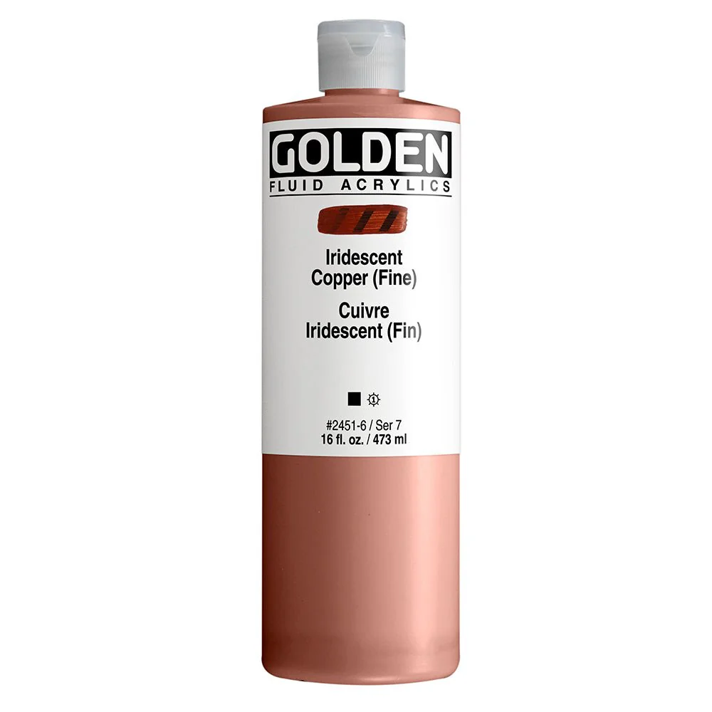Golden Fluid Iridescent Copper (Fine) 16 oz