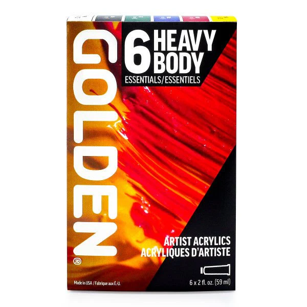 Golden Heavy Body Acrylic Essentials Set