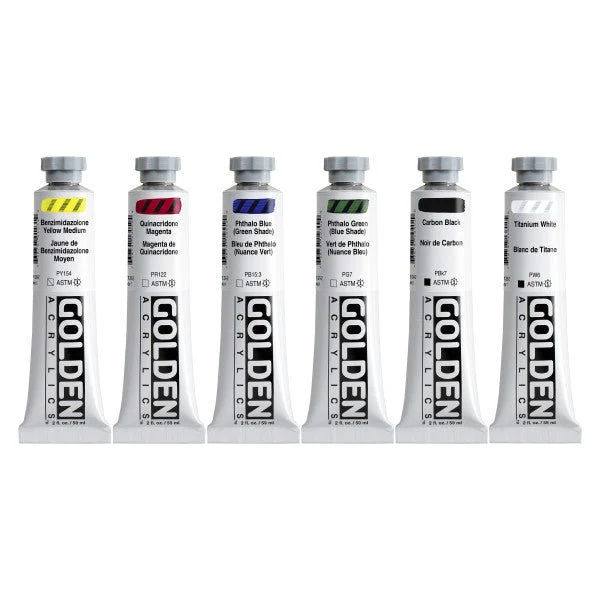 Golden Heavy Body Acrylic Essentials Set - Image 2