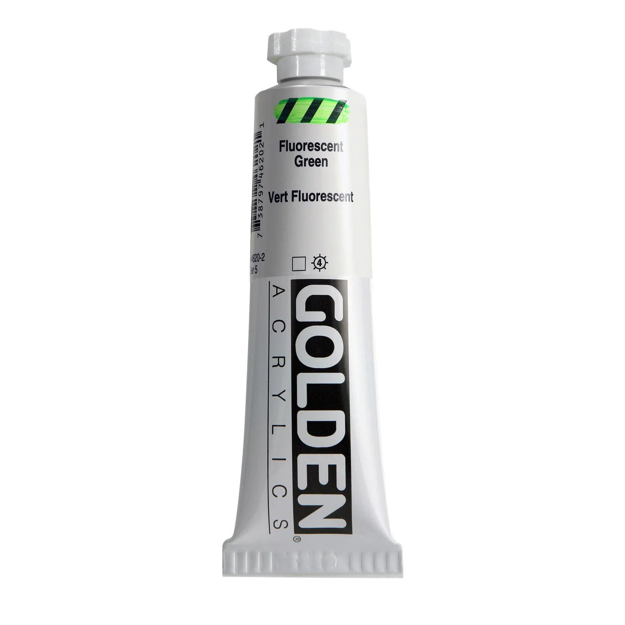 Golden Heavy Body Acrylic Fluorescent Green 2 oz