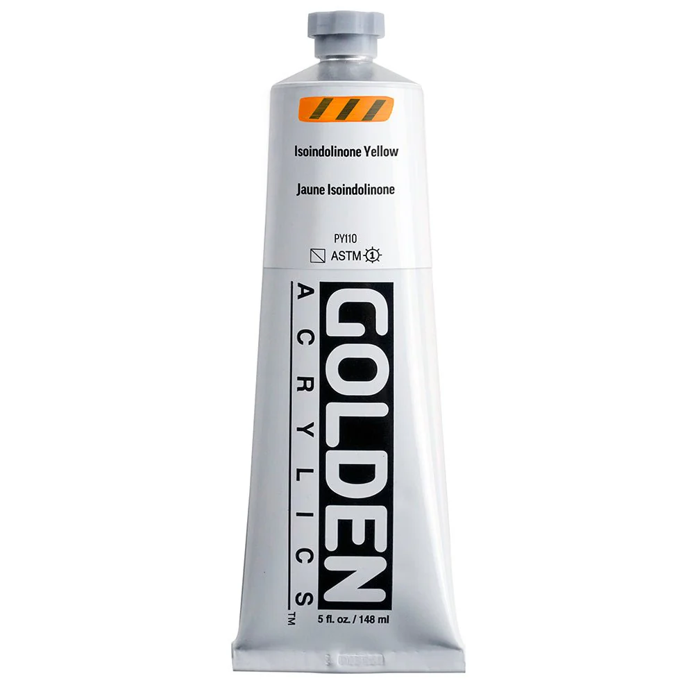 Golden Heavy Body Acrylic Isoindolinone Yellow 5 oz