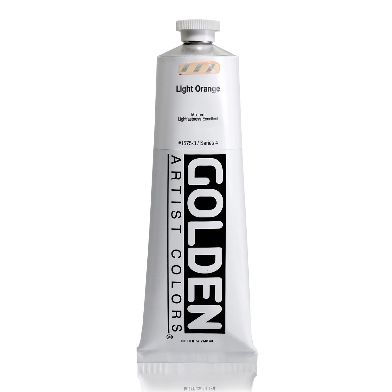Golden Heavy Body Acrylic Light Orange 5 oz