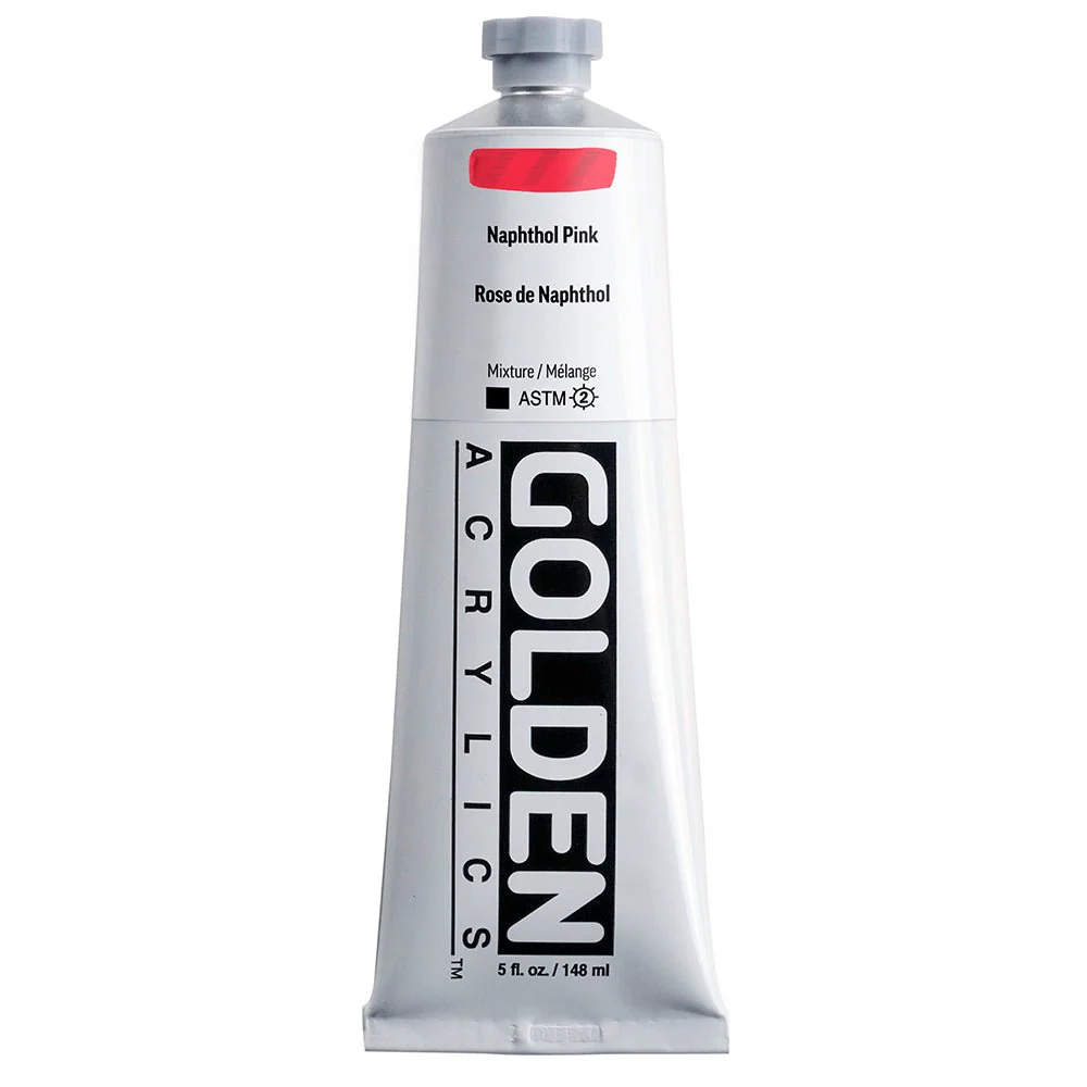 Golden Heavy Body Acrylic Naphthol Pink 5 oz