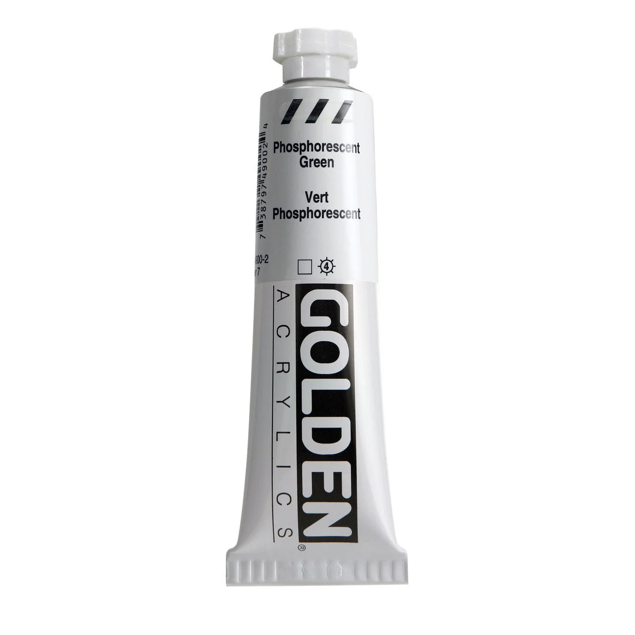 Golden Heavy Body Acrylic Phosphorescent Green 2 oz