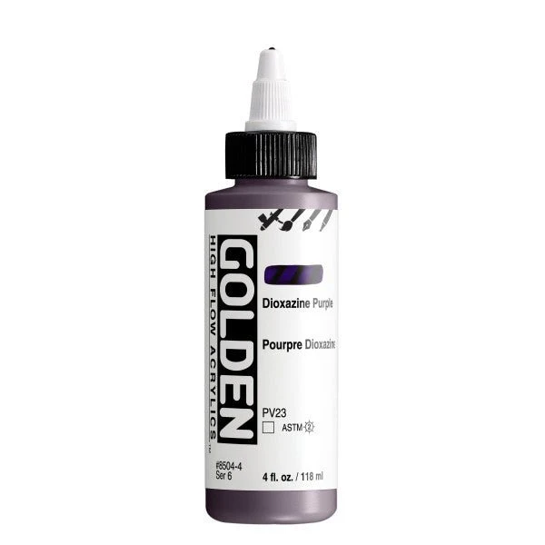 Golden High Flow Acrylic Dioxazine Purple 4 oz