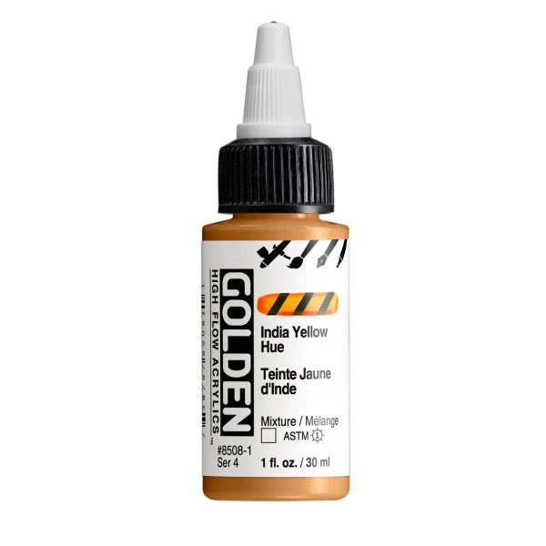 Golden High Flow Acrylic India Yellow Hue 1 oz