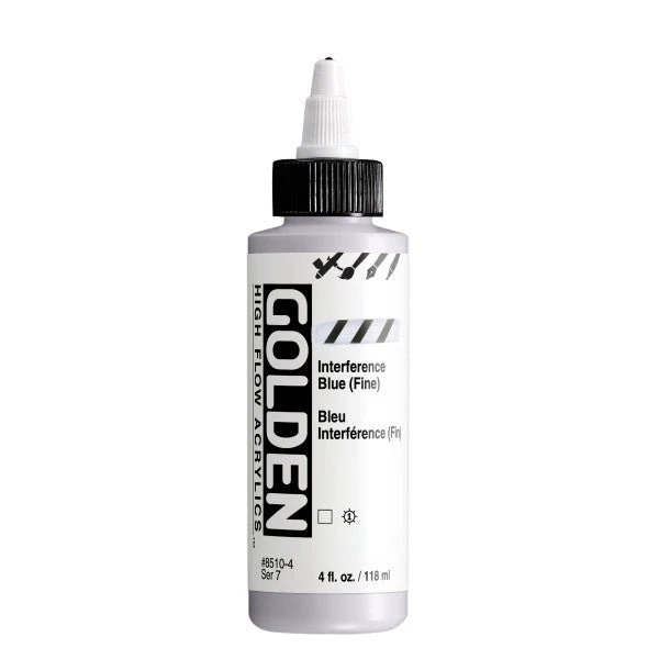 Golden High Flow Acrylic Interference  Blue (Fine) 4 oz