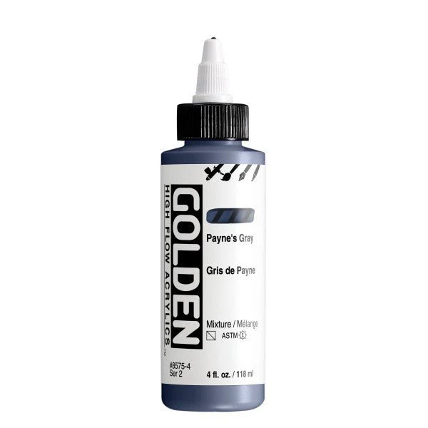 Golden High Flow Acrylic Payne's Gray 4 oz