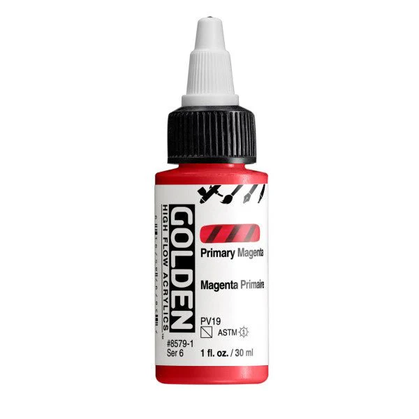 Golden High Flow Acrylic Primary Magenta 1 oz