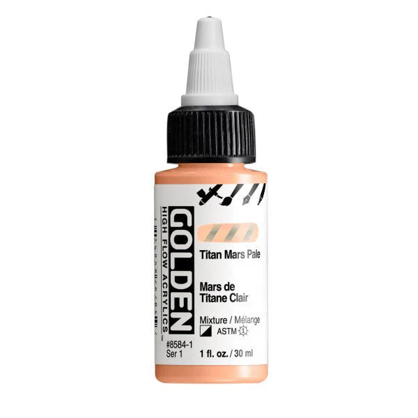 Golden High Flow Acrylic Titan Mars Pale 1 oz
