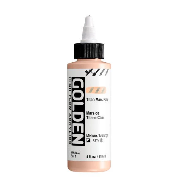 Golden High Flow Acrylic Titan Mars Pale 4 oz