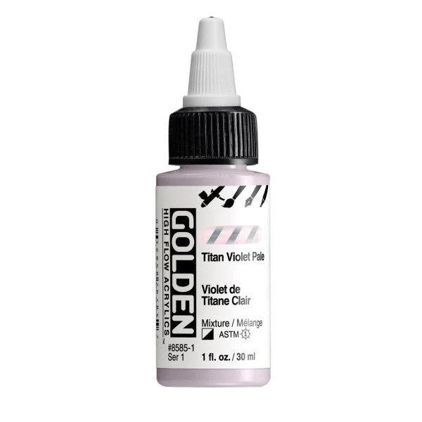 Golden High Flow Acrylic Titan Violet Pale 1 oz