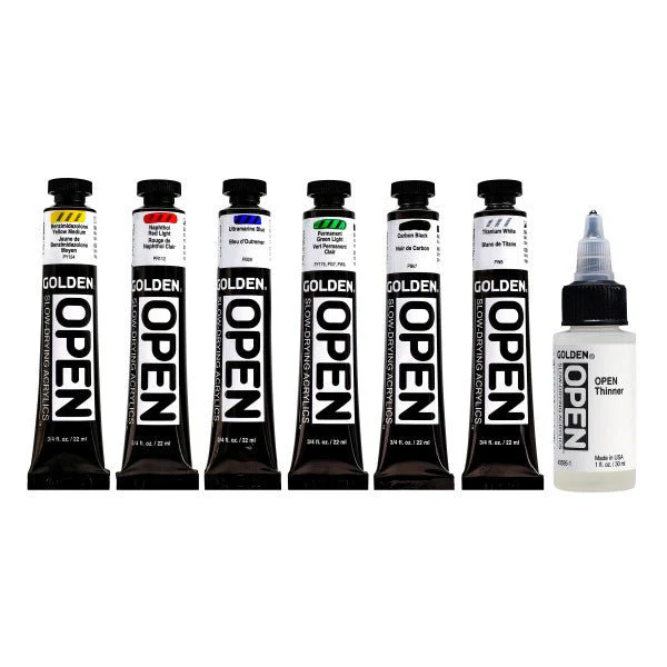 Golden OPEN Acrylic 6 Color Intro Set - Image 2
