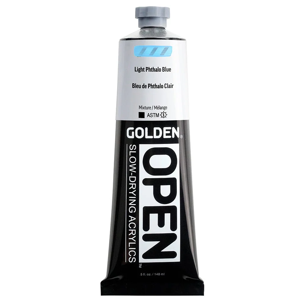 Golden OPEN Acrylic OPEN Light Phthalo Blue 5 fl. oz. / 148ml