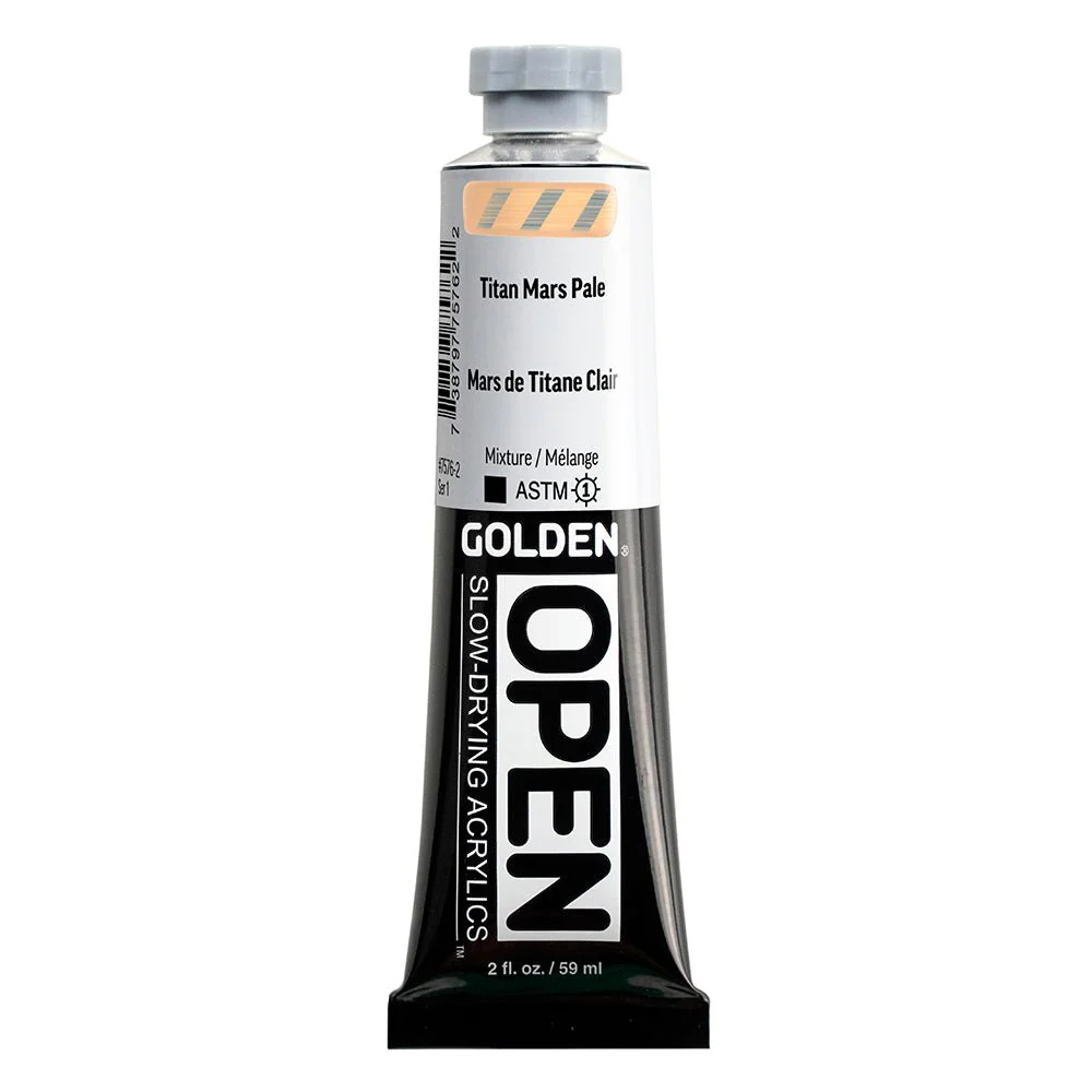 Golden OPEN Acrylic OPEN Titan Mars Pale  2 fl. oz. / 59ml