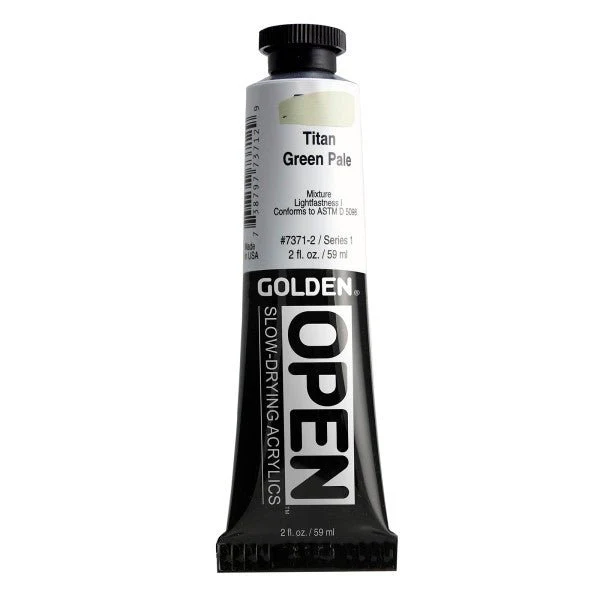 Golden OPEN Acrylic Titan Green Pale 2 oz