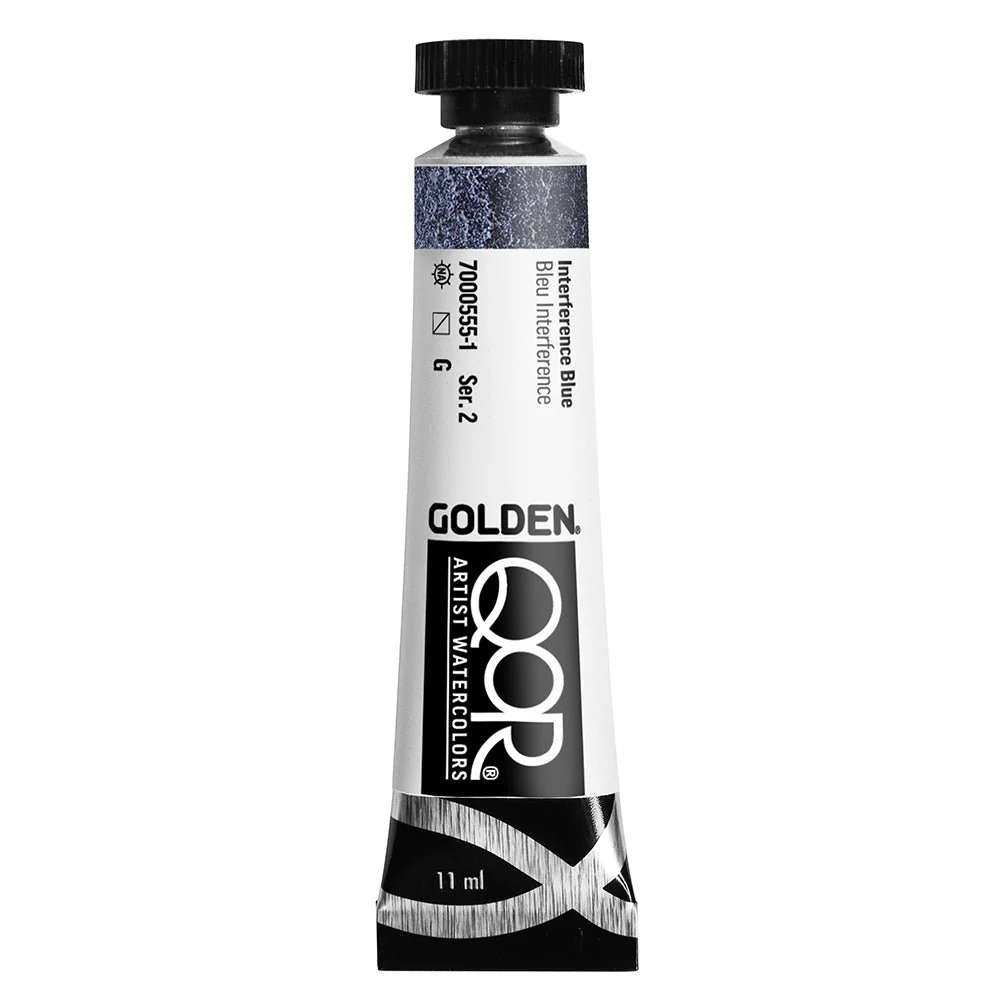 Golden QoR Watercolor 11 ml - Interference Blue