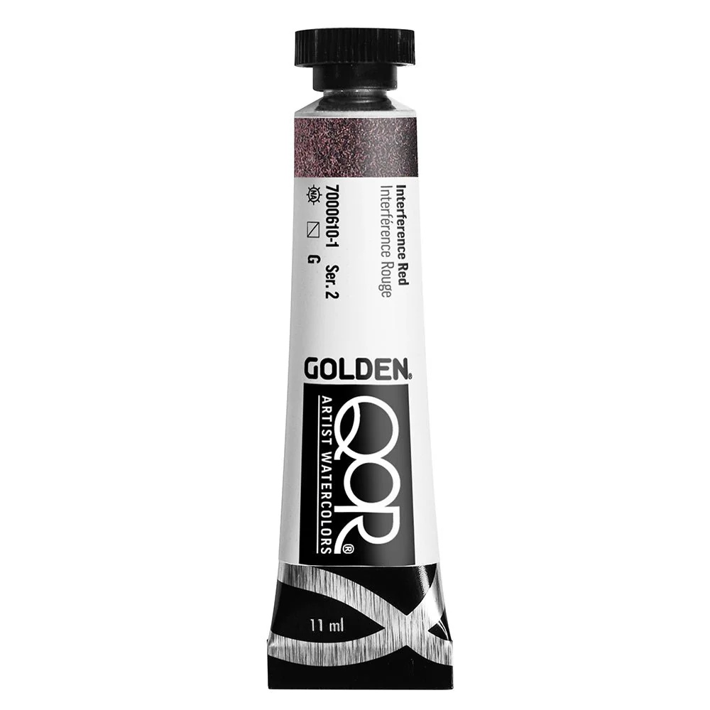 Golden QoR Watercolor 11 ml - Interference Red