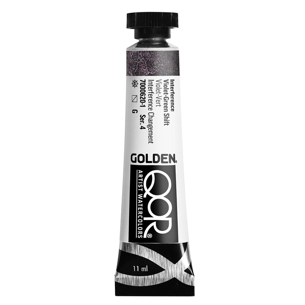 Golden QoR Watercolor 11 ml -  Interference Violet-Green Shift