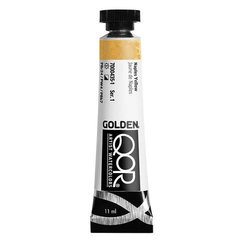 Golden QoR Watercolor 11 ml - Naples Yellow