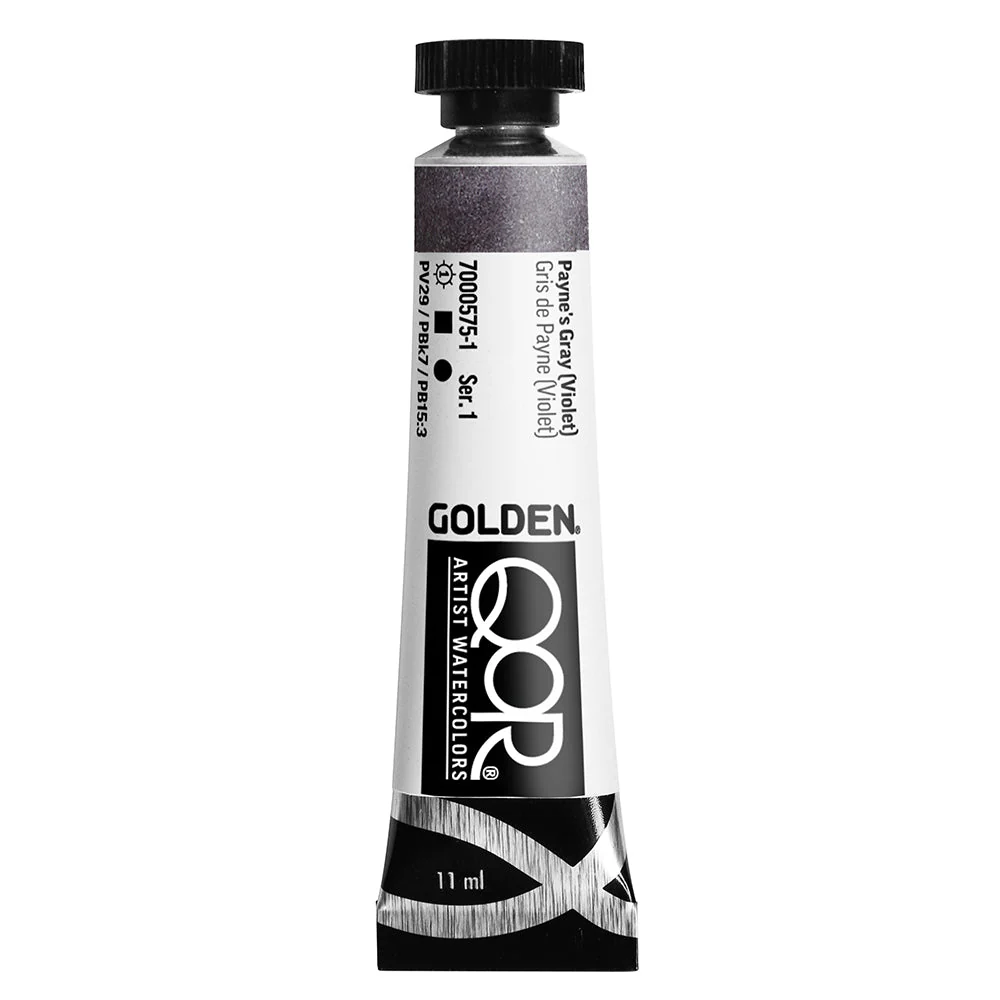 Golden QoR Watercolor 11 ml -  Paynes Gray Violet