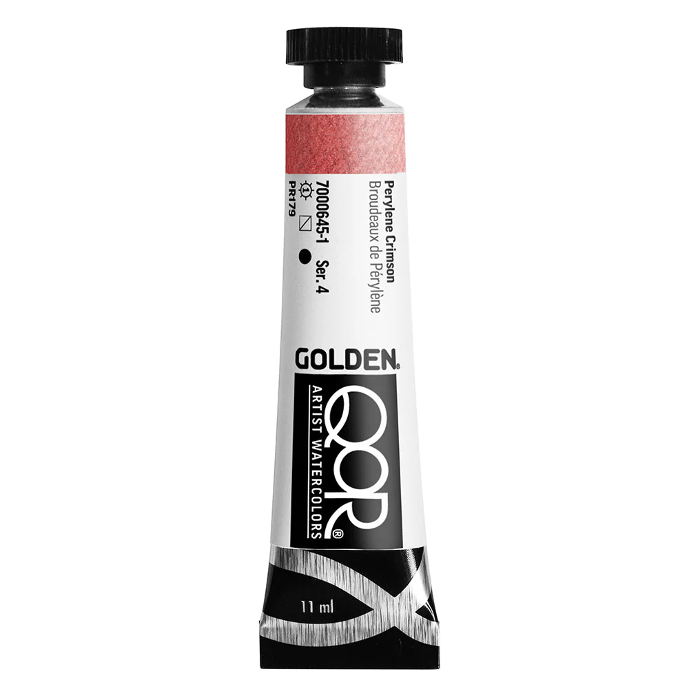 Golden QoR Watercolor 11 ml -  Perylene Crimson