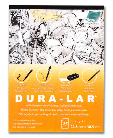 Grafix Dura-Lar Matte Film .005 inch - 11x14 inch Pad