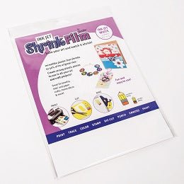 Grafix InkJet Shrink Film - White  8.5x11 inch -  6 sheets