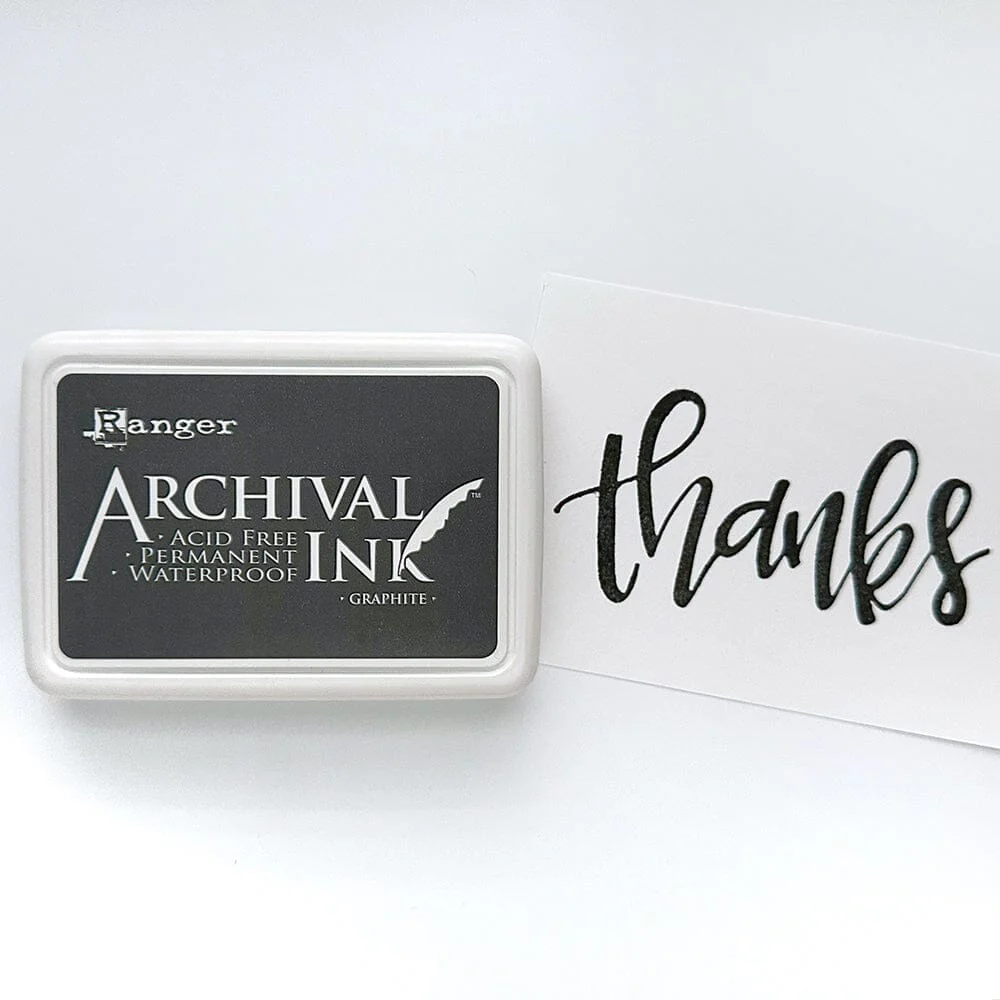 Ranger Archival 2.75"x4" Ink Pad - Graphite - Image 2