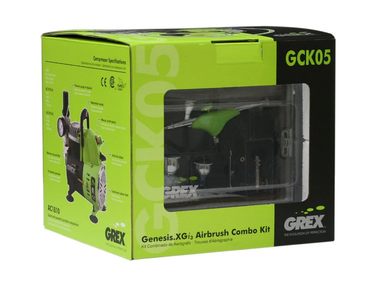 Grex GCK05 Genesis.XGi3 Airbrush Combo Kit - Image 2