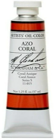 M. Graham Oil Color - Azo Coral  37 ml