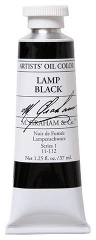 M. Graham Oil Color - Lamp Black 37 ml