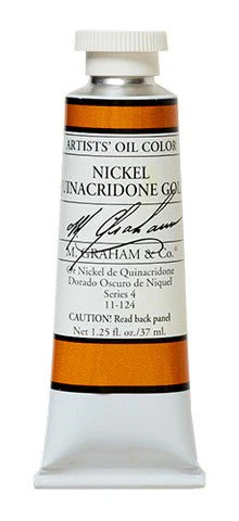 M. Graham Oil Color - Nickel Quinacridone Gold 37 ml