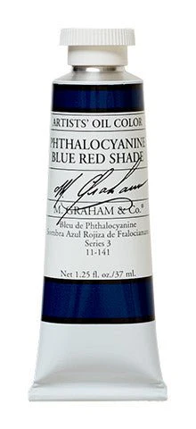 M. Graham Oil Color - Phthalocyanine Blue (Red Shade) 37 ml
