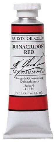 M. Graham Oil Color - Quinacridone Red 37 ml