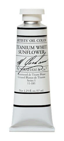 M. Graham Oil Color - Titanium White (Sunflower oil) 37 ml