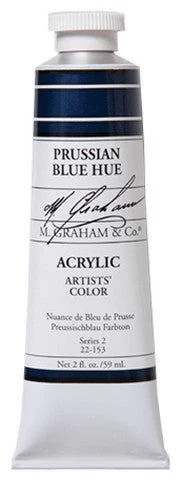 M. Graham Acrylic Color Prussian Blue Hue - 2 ounce (60 ml)