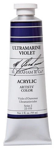 M. Graham Acrylic Color Ultramarine Violet - 2 ounce (60 ml)