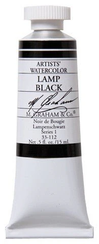 M. Graham Watercolors 15 ml - Lamp Black