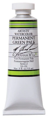 M. Graham Watercolors 15 ml - Permanent Green Pale