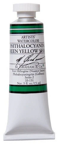 M. Graham Watercolors 15 ml - Phthalo Green (Yellow shade)