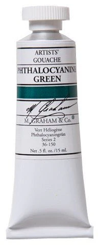 M. Graham Gouache Phthalocyanine Green 15ml