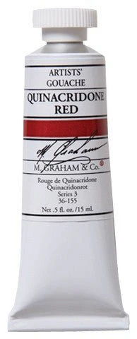 M. Graham Gouache Quinacridone Red 15ml