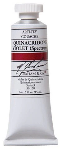 M. Graham Gouache Quinacridone Violet (Spectrum) 15ml