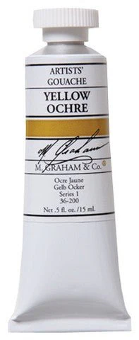 M. Graham Gouache Yellow Ochre 15ml
