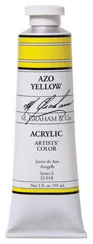 M. Graham Acrylic Color Azo Yellow - 5 ounce (150 ml)