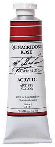 M. Graham Acrylic Color Quinacridone Rose - 5 ounce (150 ml)