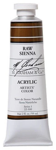 M. Graham Acrylic Color Raw Sienna - 5 ounce (150 ml)