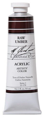M. Graham Acrylic Color Raw Umber - 5 ounce (150 ml)